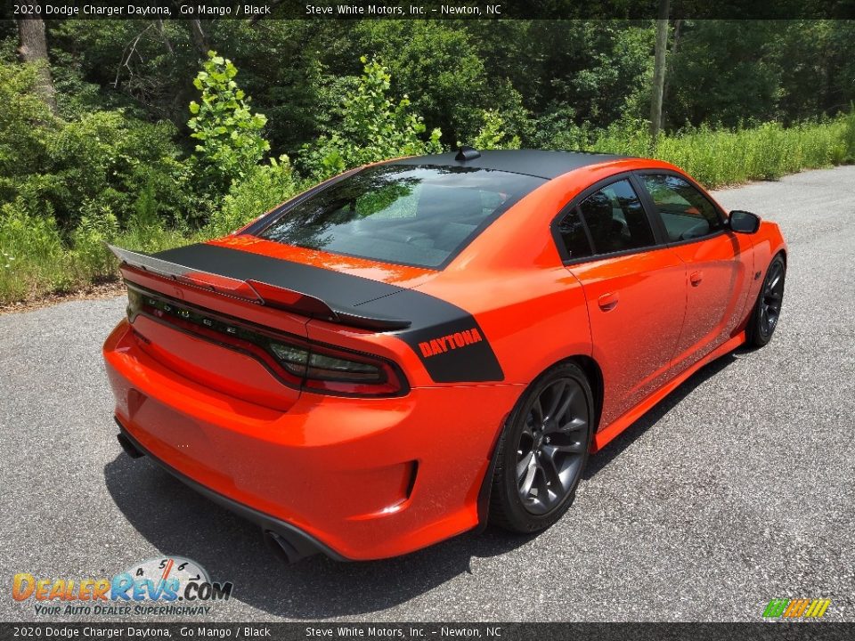 2020 Dodge Charger Daytona Go Mango / Black Photo #7