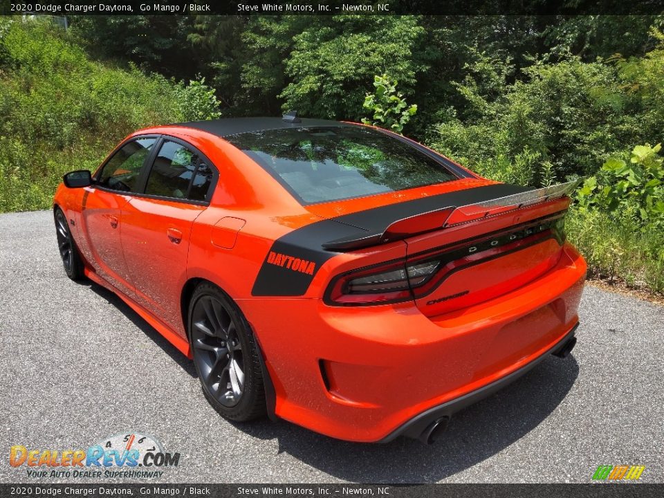 2020 Dodge Charger Daytona Go Mango / Black Photo #9