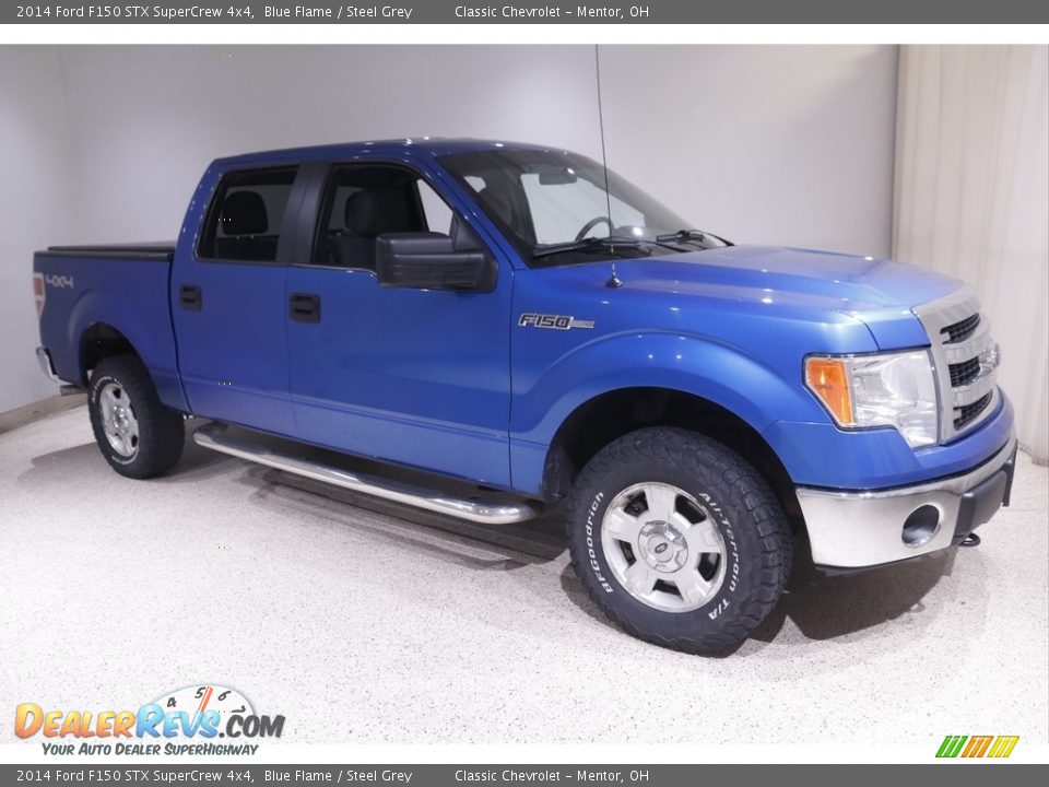 2014 Ford F150 STX SuperCrew 4x4 Blue Flame / Steel Grey Photo #1