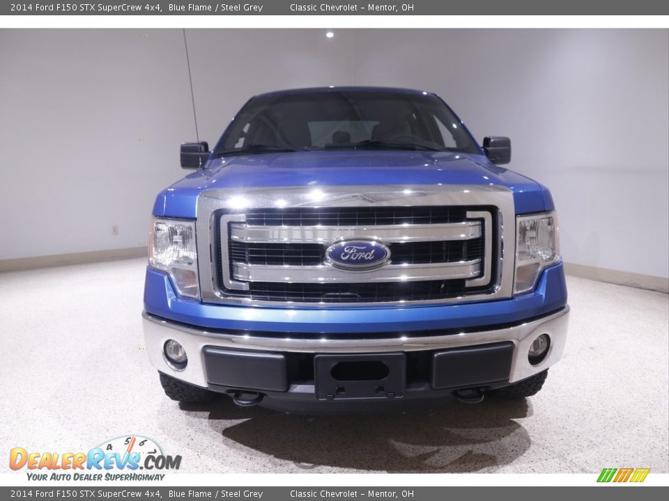 2014 Ford F150 STX SuperCrew 4x4 Blue Flame / Steel Grey Photo #2