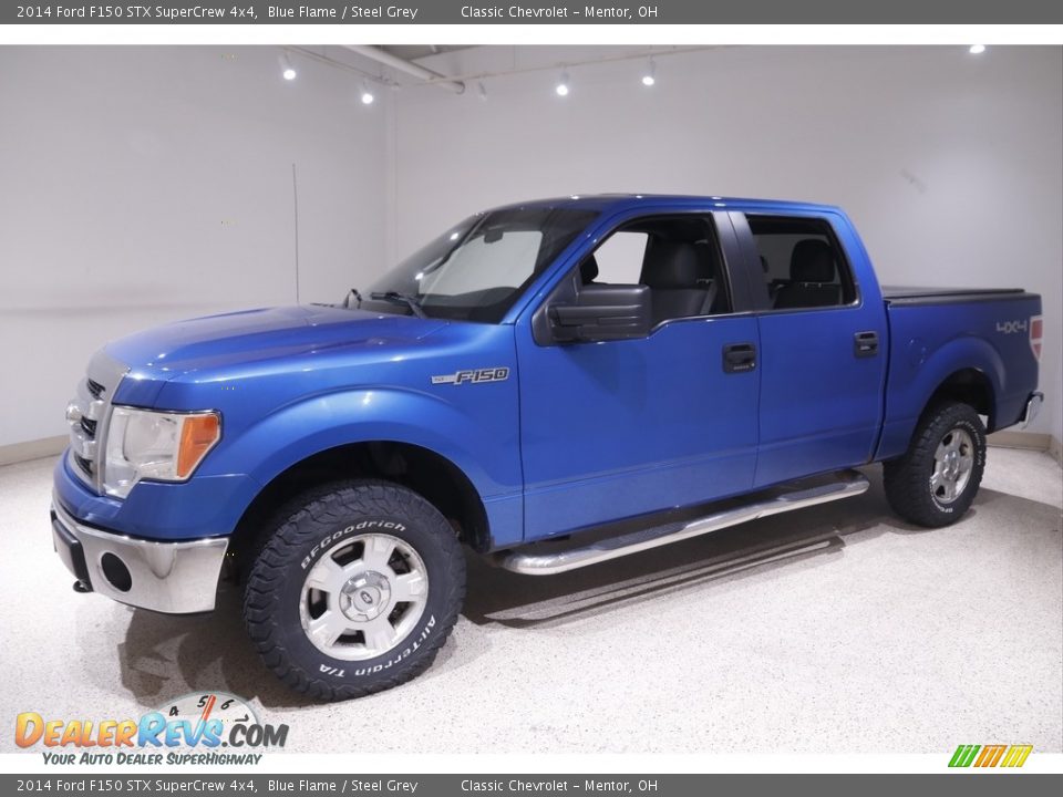 2014 Ford F150 STX SuperCrew 4x4 Blue Flame / Steel Grey Photo #3