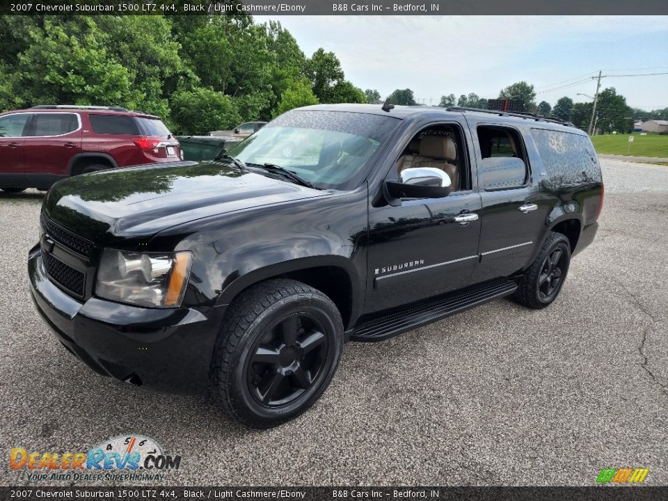 2007 Chevrolet Suburban 1500 LTZ 4x4 Black / Light Cashmere/Ebony Photo #1