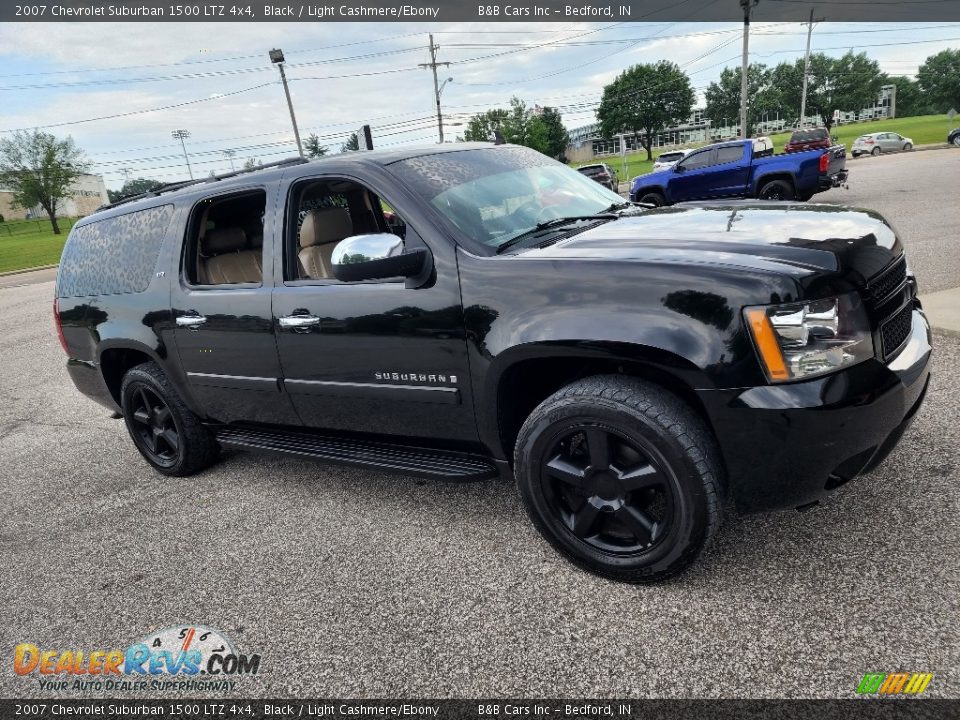 2007 Chevrolet Suburban 1500 LTZ 4x4 Black / Light Cashmere/Ebony Photo #3