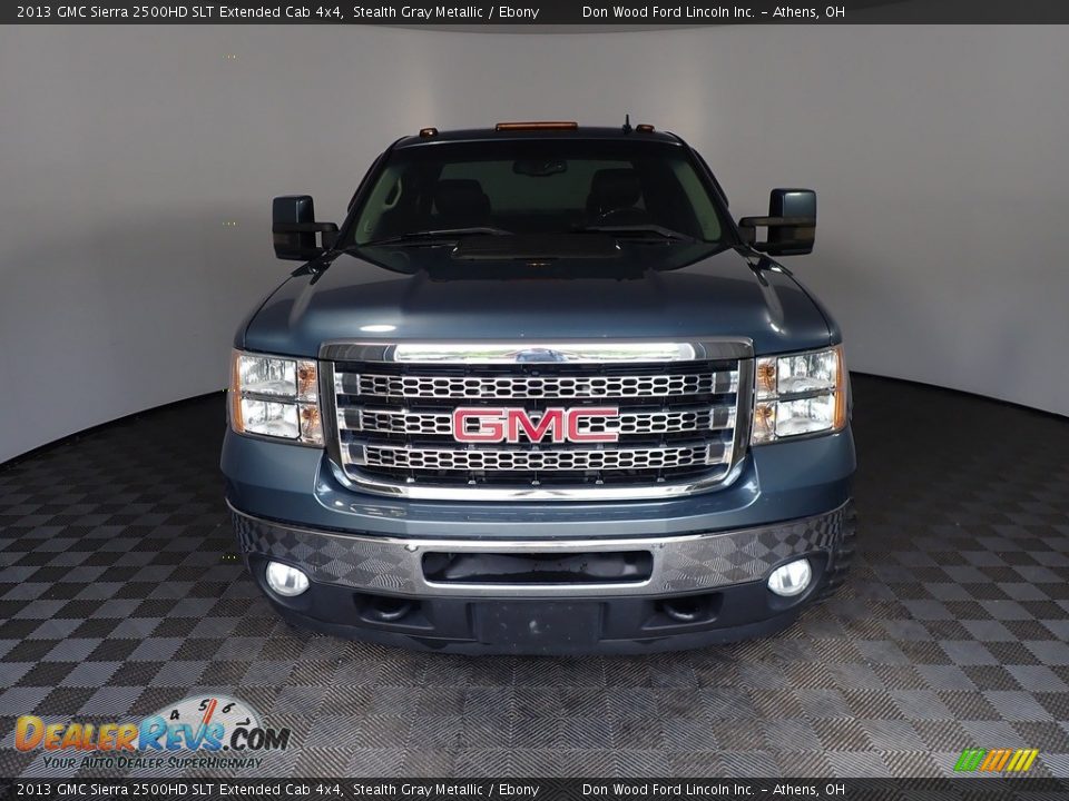 2013 GMC Sierra 2500HD SLT Extended Cab 4x4 Stealth Gray Metallic / Ebony Photo #4