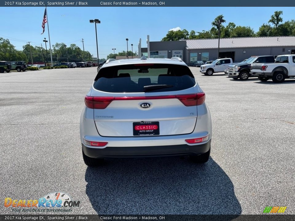 2017 Kia Sportage EX Sparkling Silver / Black Photo #6