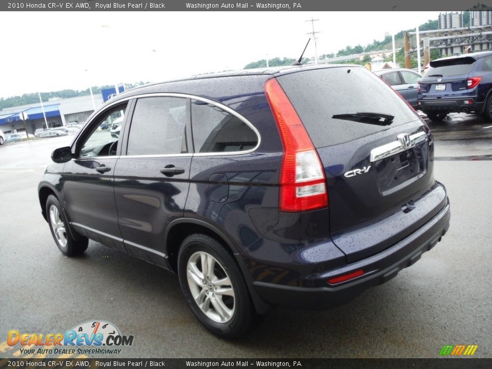 2010 Honda CR-V EX AWD Royal Blue Pearl / Black Photo #8