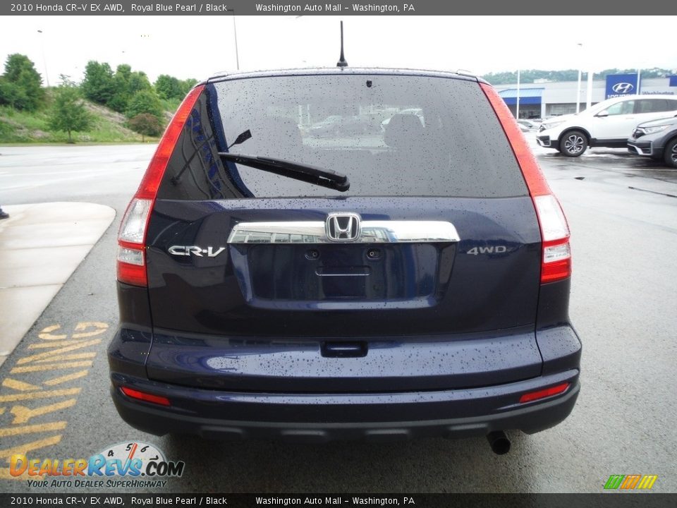 2010 Honda CR-V EX AWD Royal Blue Pearl / Black Photo #9