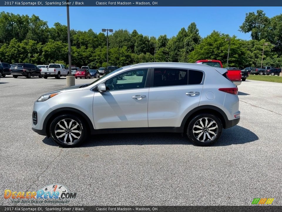 Sparkling Silver 2017 Kia Sportage EX Photo #8