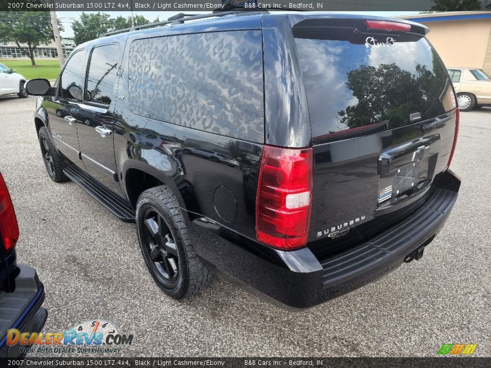 2007 Chevrolet Suburban 1500 LTZ 4x4 Black / Light Cashmere/Ebony Photo #8