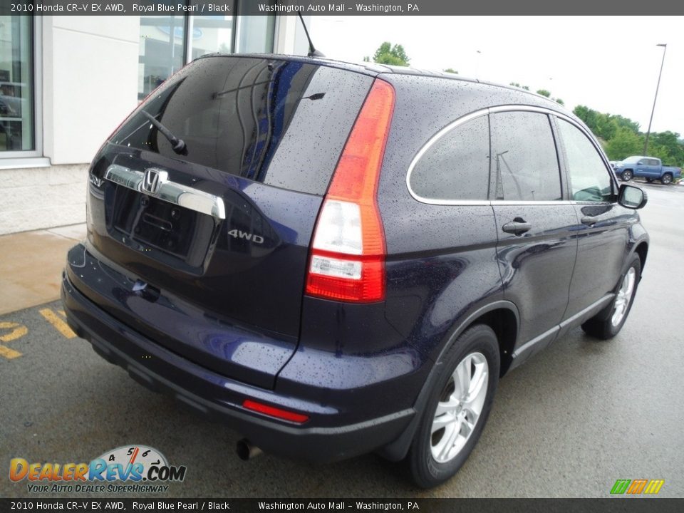 2010 Honda CR-V EX AWD Royal Blue Pearl / Black Photo #10