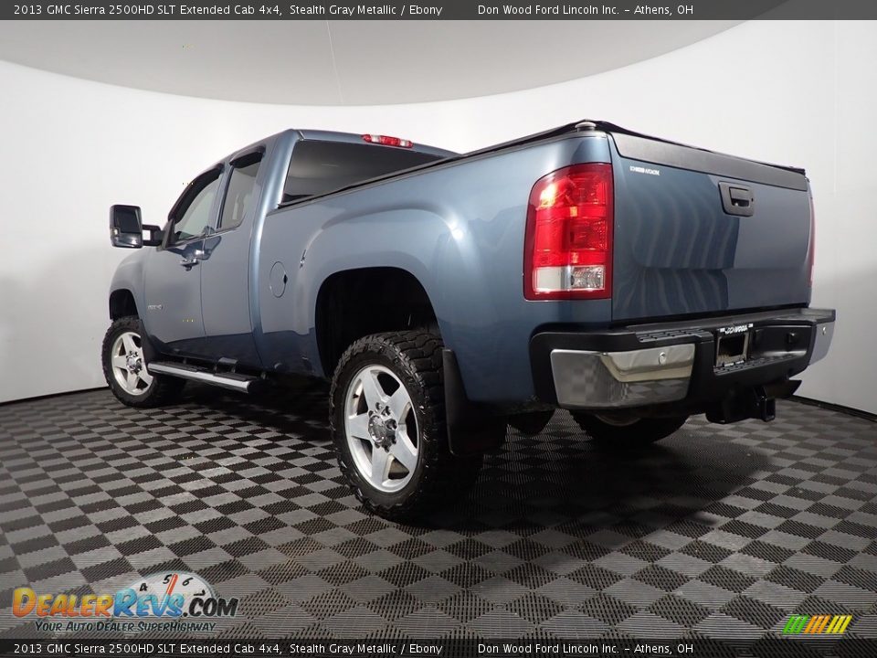 2013 GMC Sierra 2500HD SLT Extended Cab 4x4 Stealth Gray Metallic / Ebony Photo #10