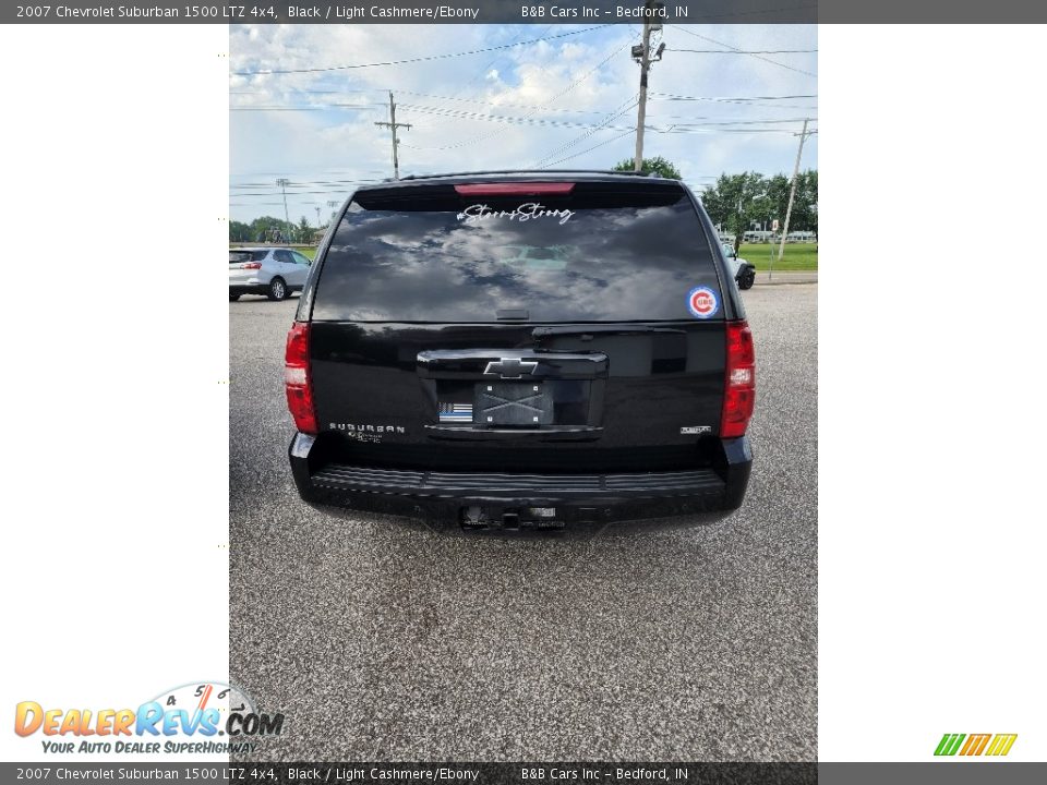 2007 Chevrolet Suburban 1500 LTZ 4x4 Black / Light Cashmere/Ebony Photo #9