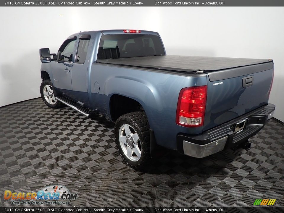 2013 GMC Sierra 2500HD SLT Extended Cab 4x4 Stealth Gray Metallic / Ebony Photo #11