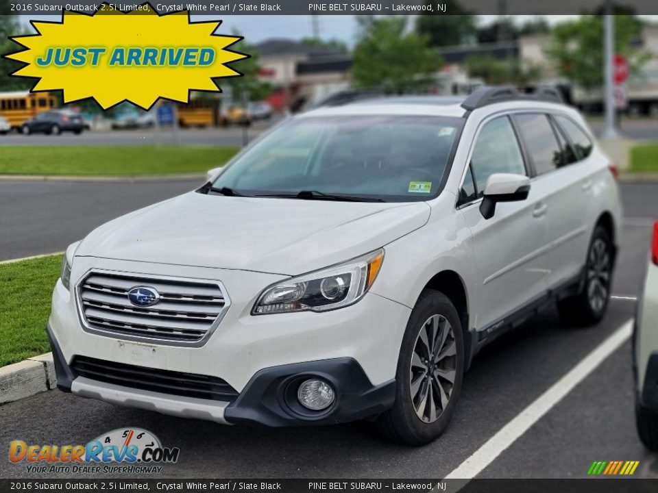 2016 Subaru Outback 2.5i Limited Crystal White Pearl / Slate Black Photo #1