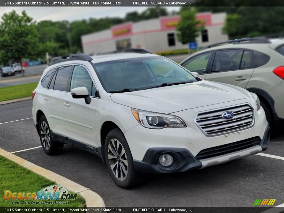 2016 Subaru Outback 2.5i Limited Crystal White Pearl / Slate Black Photo #3