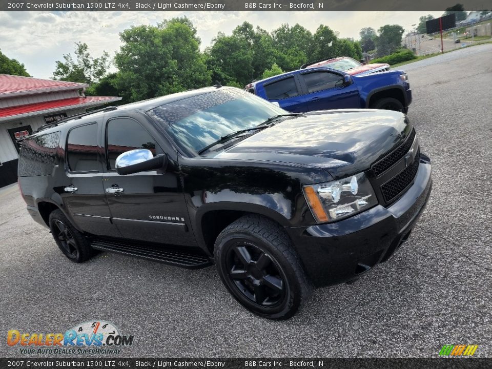 2007 Chevrolet Suburban 1500 LTZ 4x4 Black / Light Cashmere/Ebony Photo #12