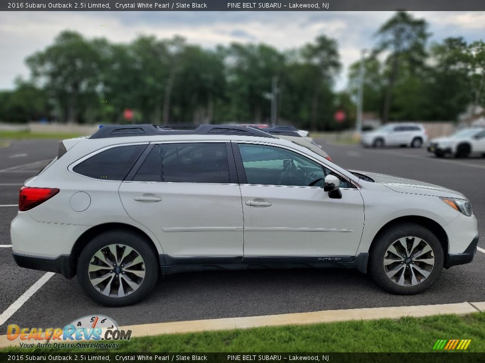 2016 Subaru Outback 2.5i Limited Crystal White Pearl / Slate Black Photo #5