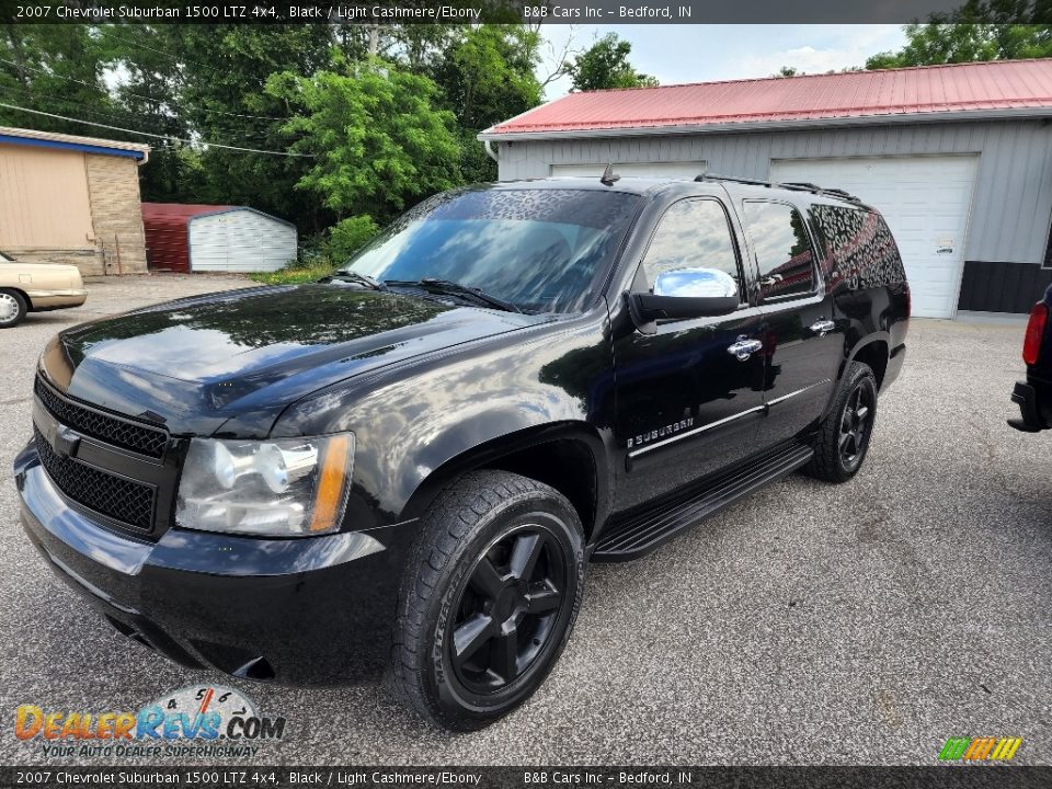 2007 Chevrolet Suburban 1500 LTZ 4x4 Black / Light Cashmere/Ebony Photo #14