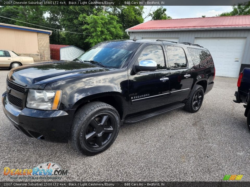 2007 Chevrolet Suburban 1500 LTZ 4x4 Black / Light Cashmere/Ebony Photo #15