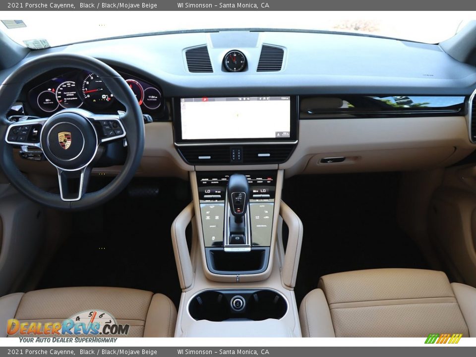 Black/Mojave Beige Interior - 2021 Porsche Cayenne  Photo #16