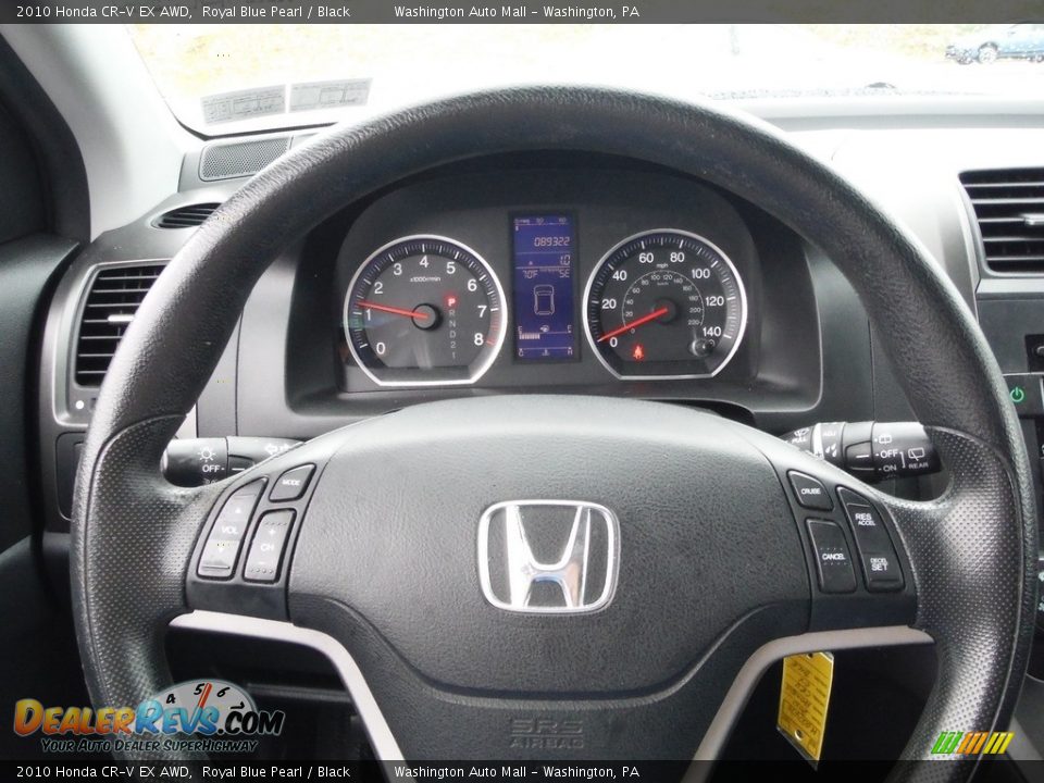 2010 Honda CR-V EX AWD Steering Wheel Photo #20