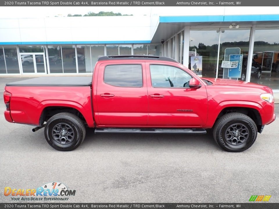 Barcelona Red Metallic 2020 Toyota Tacoma TRD Sport Double Cab 4x4 Photo #2