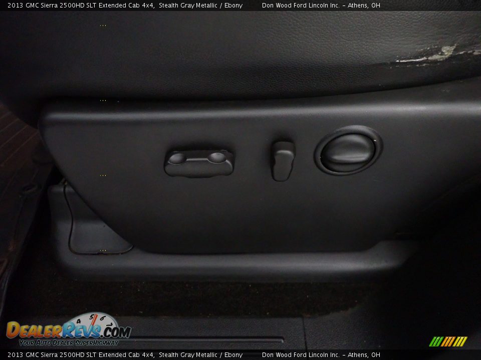 2013 GMC Sierra 2500HD SLT Extended Cab 4x4 Stealth Gray Metallic / Ebony Photo #21