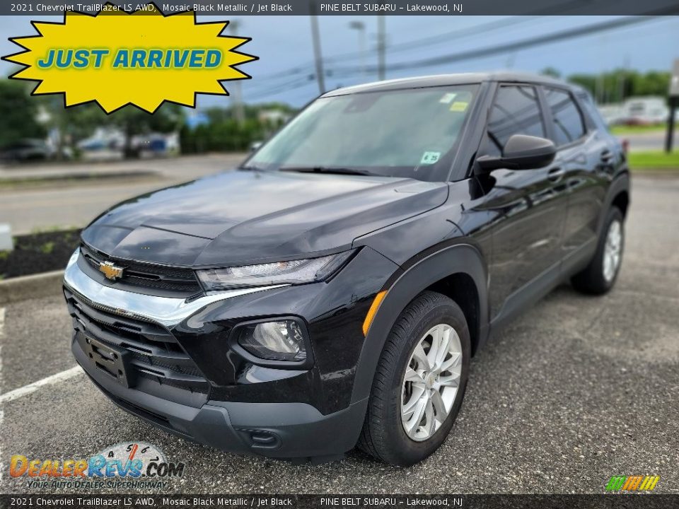 2021 Chevrolet TrailBlazer LS AWD Mosaic Black Metallic / Jet Black Photo #1