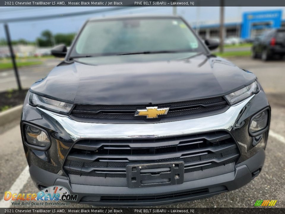 2021 Chevrolet TrailBlazer LS AWD Mosaic Black Metallic / Jet Black Photo #2