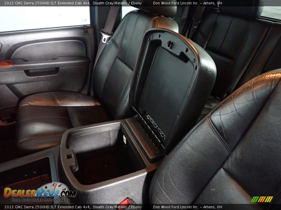 2013 GMC Sierra 2500HD SLT Extended Cab 4x4 Stealth Gray Metallic / Ebony Photo #31