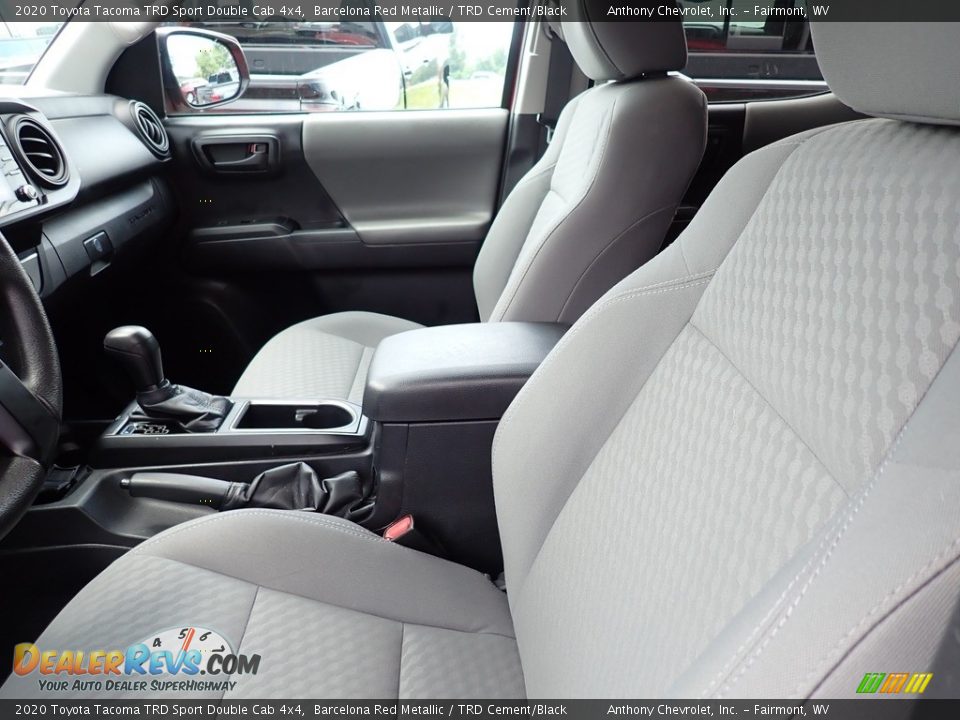 2020 Toyota Tacoma TRD Sport Double Cab 4x4 Barcelona Red Metallic / TRD Cement/Black Photo #11