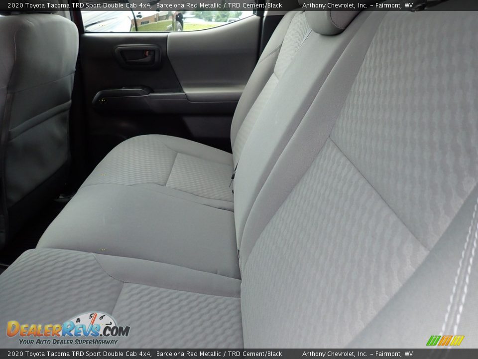 2020 Toyota Tacoma TRD Sport Double Cab 4x4 Barcelona Red Metallic / TRD Cement/Black Photo #12