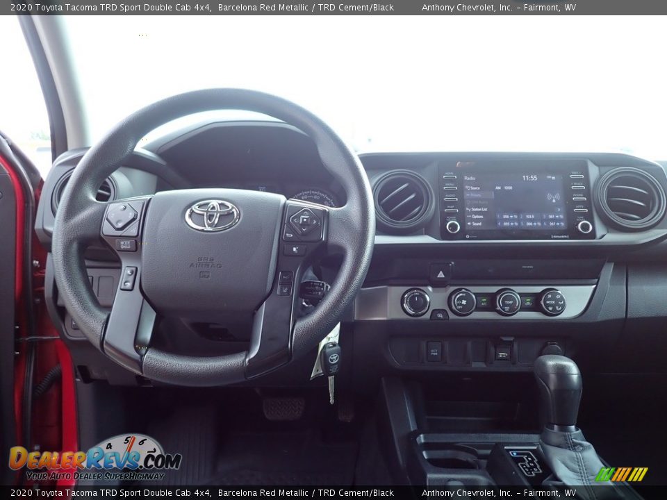 Dashboard of 2020 Toyota Tacoma TRD Sport Double Cab 4x4 Photo #13