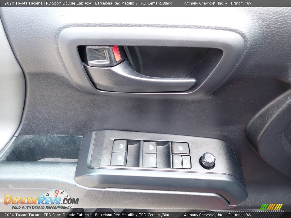 2020 Toyota Tacoma TRD Sport Double Cab 4x4 Barcelona Red Metallic / TRD Cement/Black Photo #14