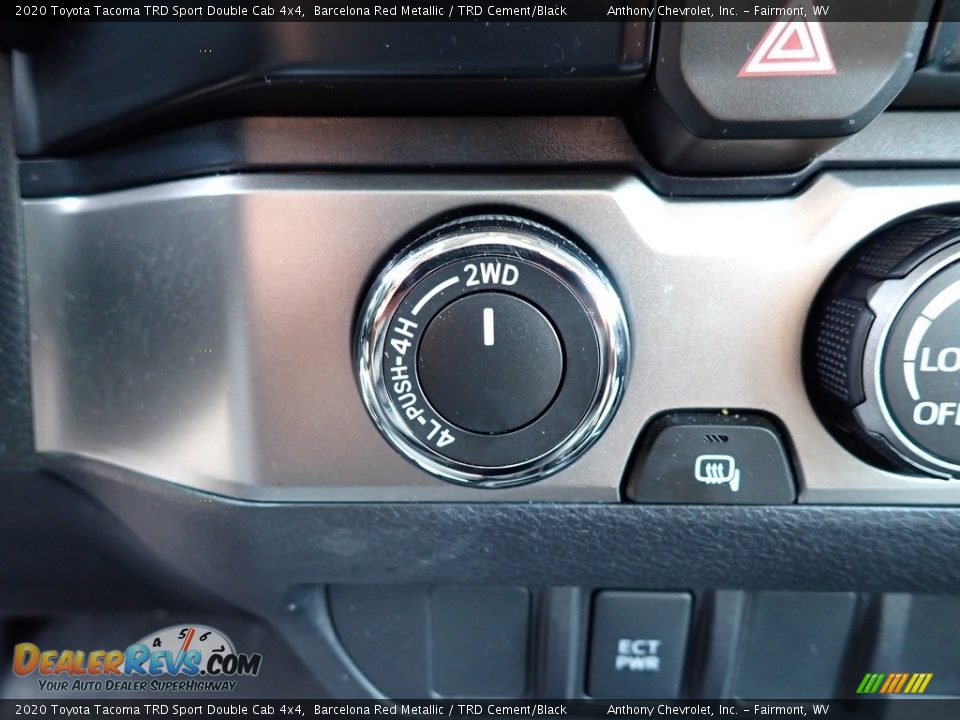 2020 Toyota Tacoma TRD Sport Double Cab 4x4 Barcelona Red Metallic / TRD Cement/Black Photo #17