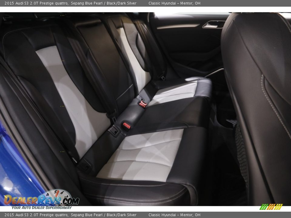 Rear Seat of 2015 Audi S3 2.0T Prestige quattro Photo #17