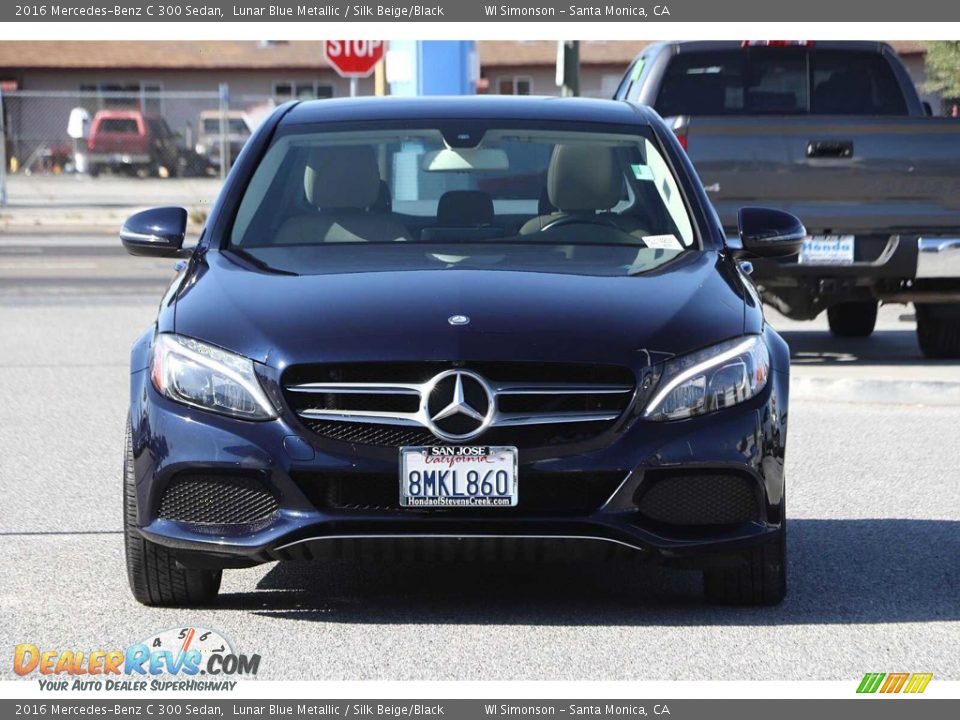 2016 Mercedes-Benz C 300 Sedan Lunar Blue Metallic / Silk Beige/Black Photo #3