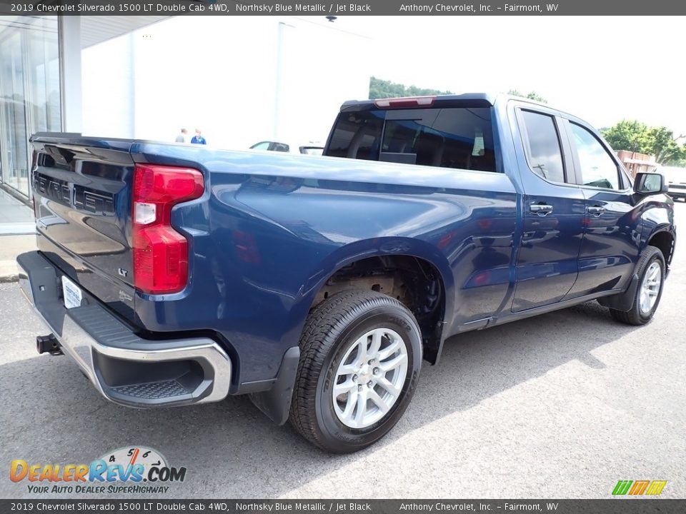 2019 Chevrolet Silverado 1500 LT Double Cab 4WD Northsky Blue Metallic / Jet Black Photo #3