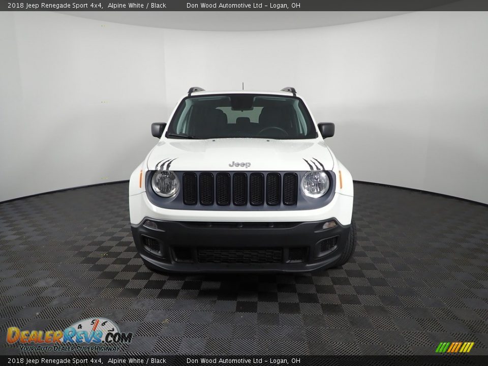 2018 Jeep Renegade Sport 4x4 Alpine White / Black Photo #3