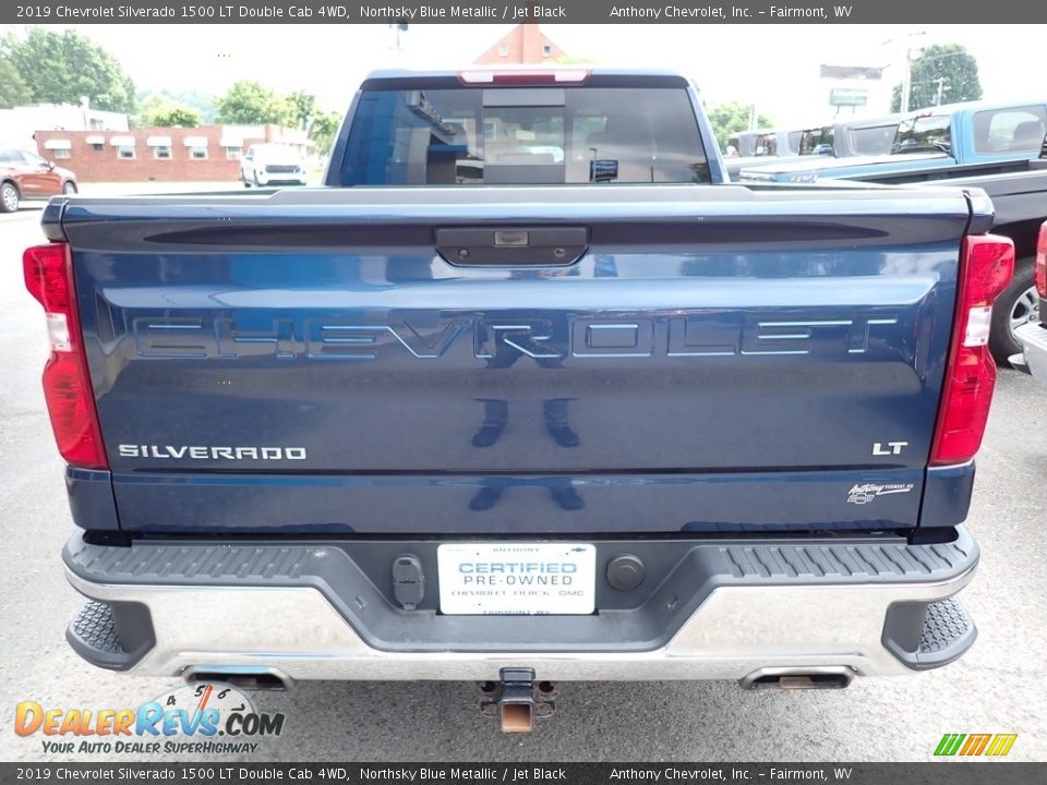 2019 Chevrolet Silverado 1500 LT Double Cab 4WD Northsky Blue Metallic / Jet Black Photo #4