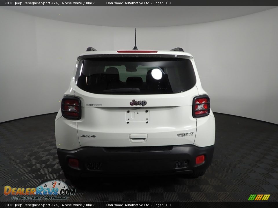 2018 Jeep Renegade Sport 4x4 Alpine White / Black Photo #7