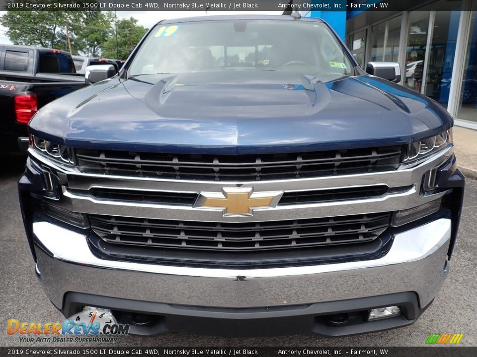 2019 Chevrolet Silverado 1500 LT Double Cab 4WD Northsky Blue Metallic / Jet Black Photo #8