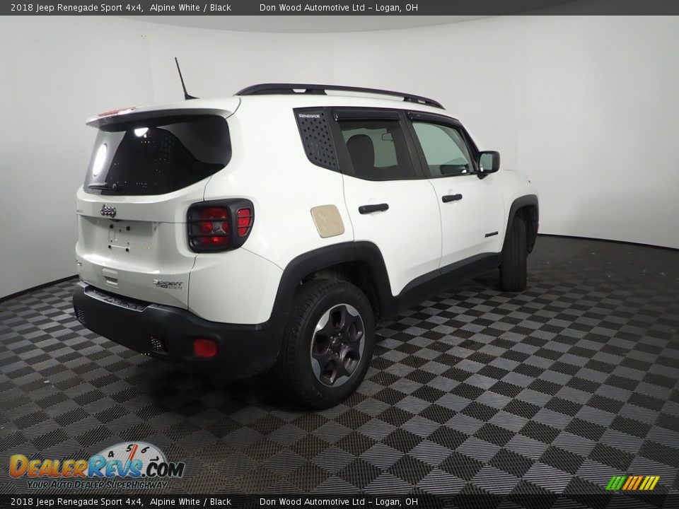 2018 Jeep Renegade Sport 4x4 Alpine White / Black Photo #10