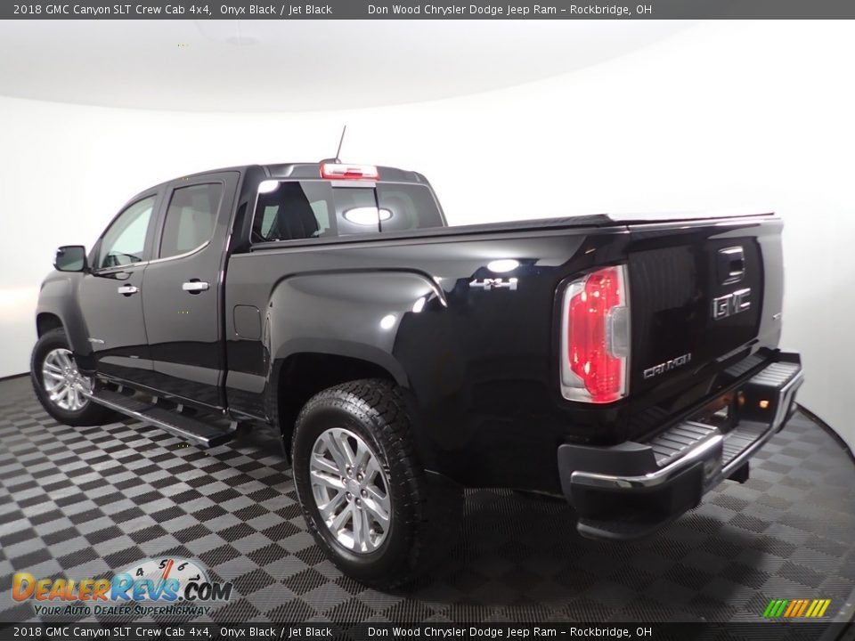 2018 GMC Canyon SLT Crew Cab 4x4 Onyx Black / Jet Black Photo #8