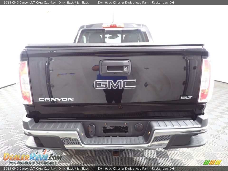 2018 GMC Canyon SLT Crew Cab 4x4 Onyx Black / Jet Black Photo #9