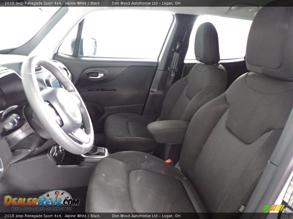 2018 Jeep Renegade Sport 4x4 Alpine White / Black Photo #14