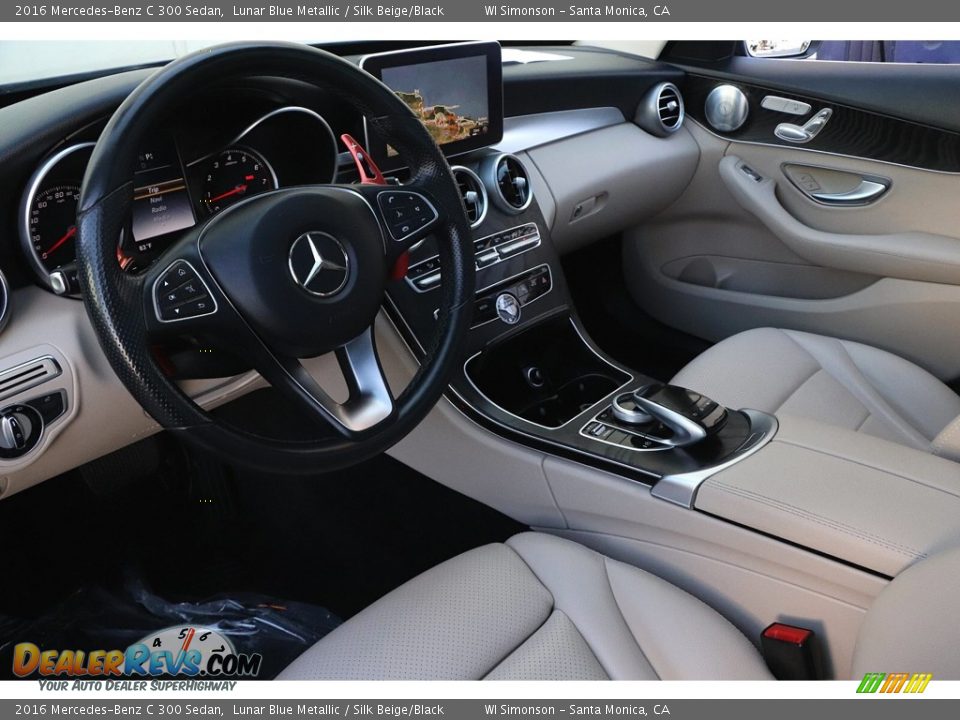 2016 Mercedes-Benz C 300 Sedan Lunar Blue Metallic / Silk Beige/Black Photo #15