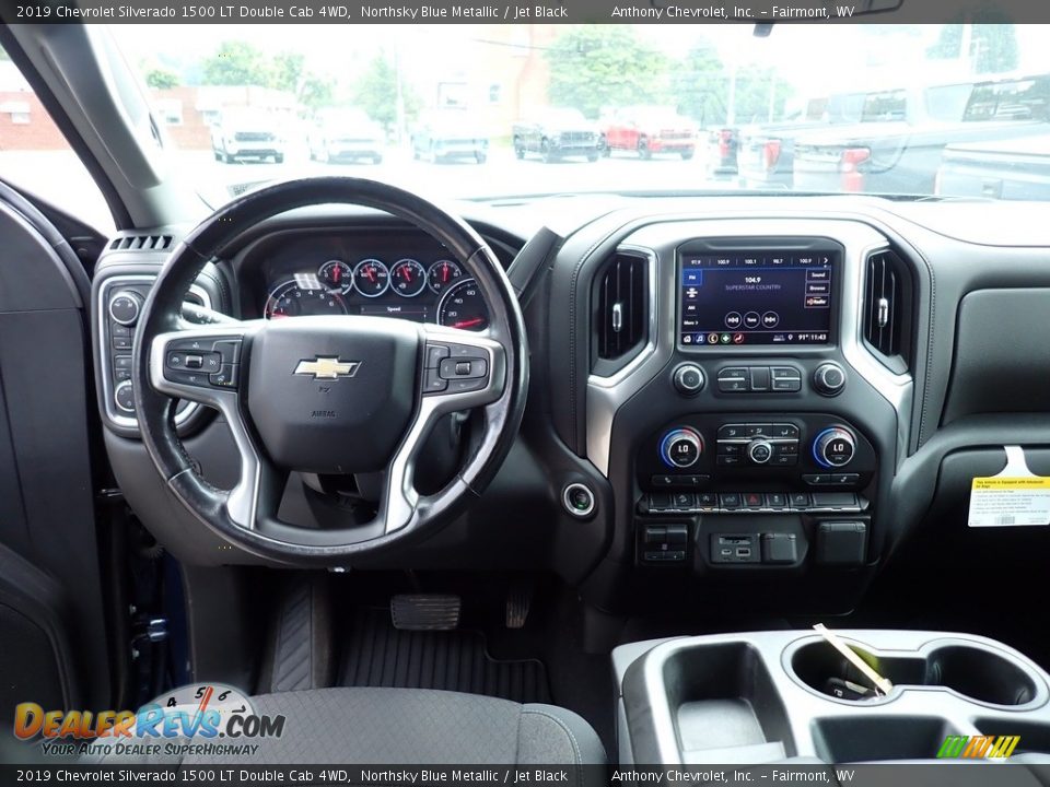 2019 Chevrolet Silverado 1500 LT Double Cab 4WD Northsky Blue Metallic / Jet Black Photo #13