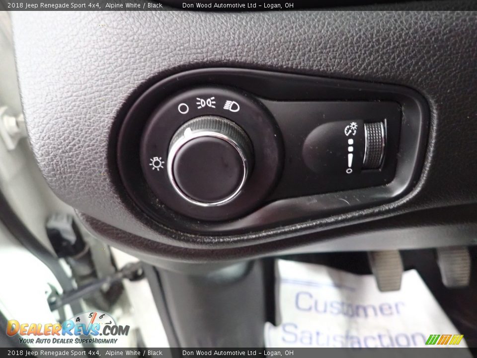 2018 Jeep Renegade Sport 4x4 Alpine White / Black Photo #15