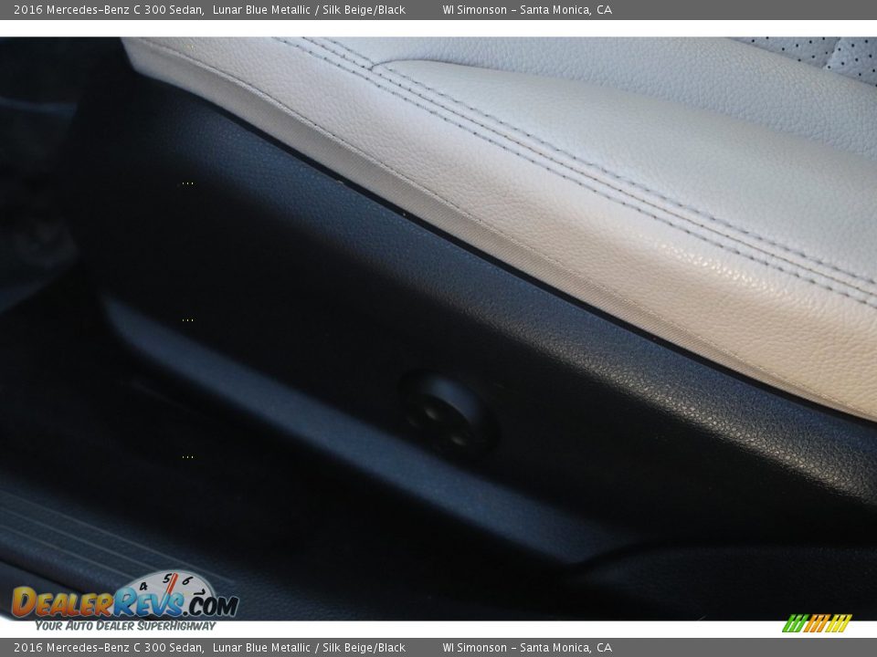 2016 Mercedes-Benz C 300 Sedan Lunar Blue Metallic / Silk Beige/Black Photo #18
